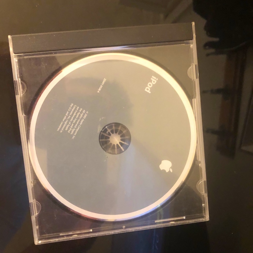 Apple iPod 2005 software installation CD!!